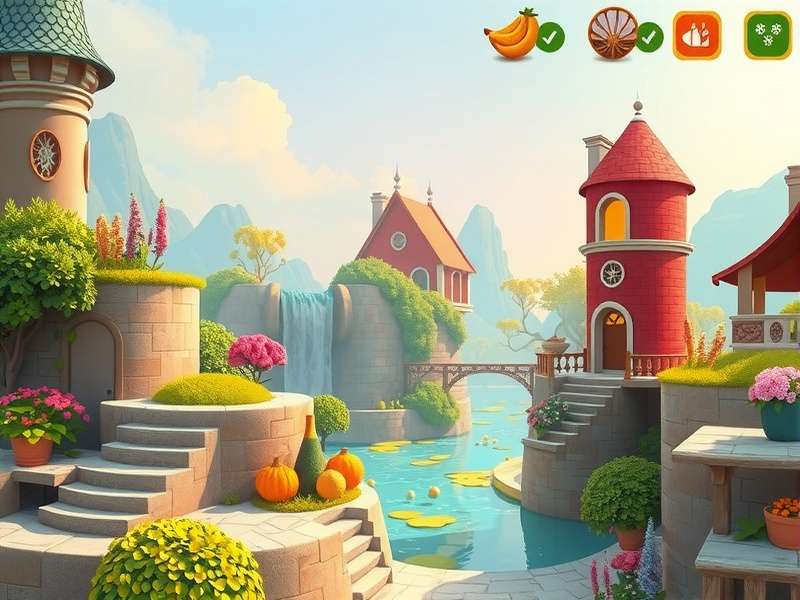 Aroma Adventure game screenshot showing colorful aromatic worlds